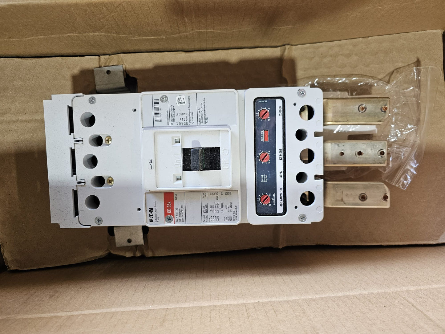 Eaton 400amp 480V breaker