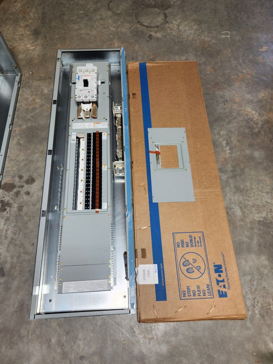 400 AMP PANELBOARD 480V MAIN BREAKER 42 SPACE 3PHASE 4 WIRE ,COMPLETE PANEL,